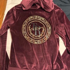 True Religion Burgundy Hoodie